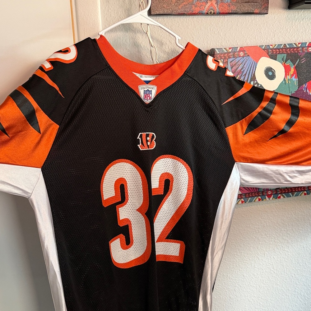 Reebok Black and Orange NFL Jersey